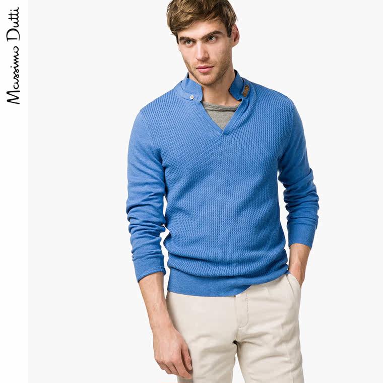 Massimo Dutti 男装 编织针织衫 00914081408