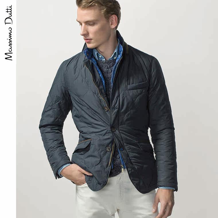 Massimo Dutti 男装 可拆式衍缝外套 03400126401