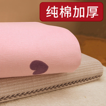 (Thickened) old coarse cloth 100% cotton sheets single cotton linen tatami large Kang Single 1 51 8m2 meters