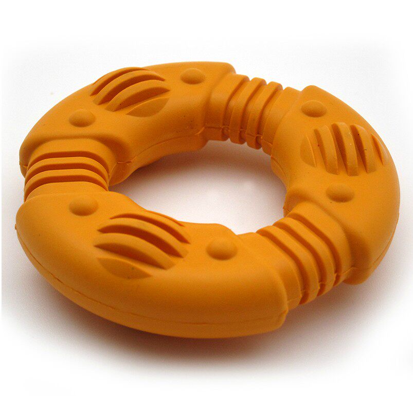 红脚丫橡胶磨牙奶嘴钥匙圆环狗狗磨牙玩具洁齿咬胶 益智无毒玩具