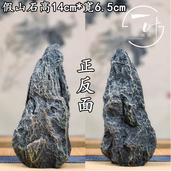 Simulation rockery stone Qinglong stone small ornaments water and land tank home gardening bonsai micro landscape landscaping Simulation rockery stone Qinglong stone small ornaments water and land tank home gardening bonsai micro landscape landscaping