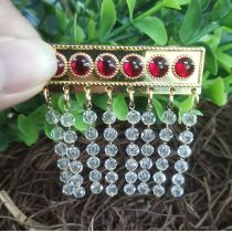 Bead curtain on the hat of the god Hanging curtain Head beads Jade Emperor Mother Mazu Yan Wang Dragon King God statue bead curtain accessories