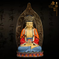 The Great Sun Rulai Buddha Statue 16 inches Vilujana Buddha Pure Bronze Buddha Statue Zodiac Sheep Monkey Guardian God Home Buddha Hall offering