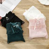 Barbed sexy ladies underwear lace seamless underwear women pure cotton inner stall bow breathable breifs women