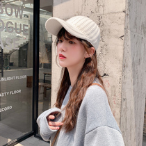 2019 autumn new simple female hat Korean version of Wool Fashion cap winter warm autumn winter wild tide