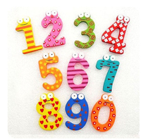 Refrigerator sticker magnet Korean creative magnet magnet magnet magnet English alphanumeric sticker Cartoon three-dimensional childrens early education