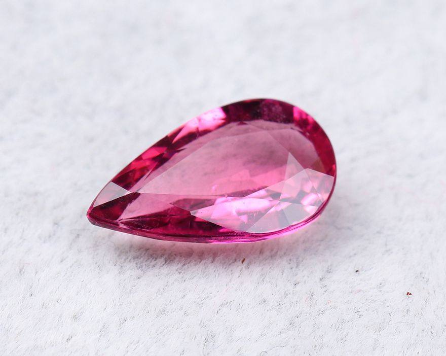 3.08ct 净体粉红碧玺裸石戒面