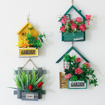 Brief freshening simulation flower small house fence fake flower home living room dining room table decoration floral bedroom table swing piece