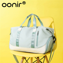 Travel bag large capacity female short distance travel light small sports bag dry and wet separation swimming training Yoga Fitness Bag