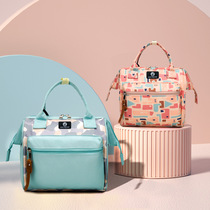 Mummy bag lightweight multifunctional backpack 2021 New Fashion mother bag shoulder bag large capacity out mother and baby bag