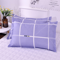 Water washing cotton pillowcase pillowcase One pair of pillowcases winter single 48*74 adult single child household