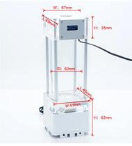 Computer split water-cooled pump box integrated water pump water tank VA LCD screen temperature display adjustable direction
