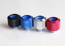 No need for chamfering anti-release type 14mm water-cooled hard tube Quick twist is more suitable for metal hard tube black