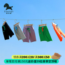 Boys shorts summer thin childrens cotton sports five-point pants Baby summer Western style casual pants loose tide