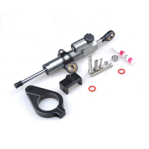 BMW F700GS motorcycle direction damper titanium ruler handlebar stability reinforcement anti-shake modified handle