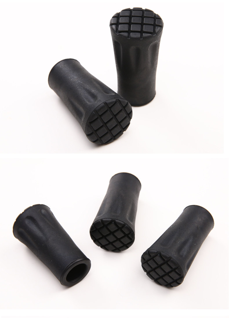 登山杖橡胶采用耐磨配件脚套套的紧防滑保护套脚套杖尖杖尖套