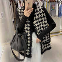 Small fragrance vest woman shoulder vest jacket European outside the horse-clad mink plug autumn and winter knitting sweater thick