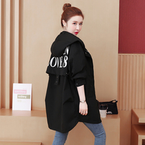 Fat Mm Jacket Spring Autumn 2022 New Spring Dress Blouse Big Code Womens Fashion Trends Wind Clothes in Long Fashion Trends