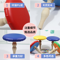 Soft Bag Solo Footstool Children Sensation Training Equipment Home Wooden Feet Unicorn Chair Kindergarten Balance Sport Play