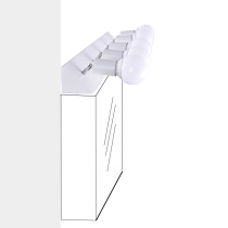 Mirror headlight Simple modern waterproof anti-fog toilet dressing room mirror cabinet non-hole adjustment angle American mirror headlight