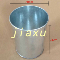 174149 50 Ship galvanized trash can iron bucket Labor insurance iron cylinder outdoor trash can with lid