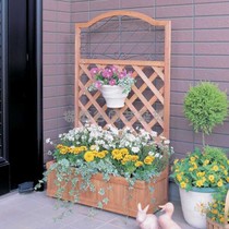 Exit Japan Day Style Garden Flower Shop Doorway Sign Grid Climbing Vines Flower Boxes Flower Boxes Solid Wood Bracket Iron Art
