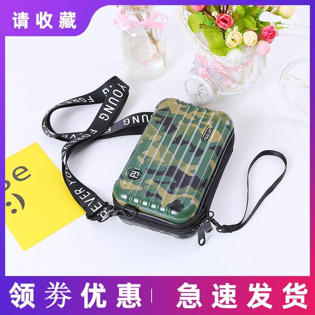 Small luggage bag handbag Messenger shoulder personality type holding a mini-suitcase password box box small square package Small luggage bag handbag Messenger shoulder personality type holding a mini-suitcase password box box small square package