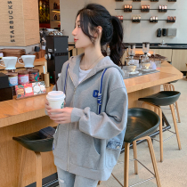 Denim Splicing Necropolis Womens Cap Fashion Oversize Jacket Spring Dress 2022 New Korean Version Lady Blouse Tide