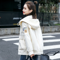 Spring Style Jacket 2022 New Early Spring Cardio-hoodie Lady Loose Casual Overalls Baseball Suit Women Short blouses fashion