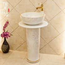 Pillar Basin Integrated Basin ceramic vertical column washbasin toilet column basin vertical floor-standing household