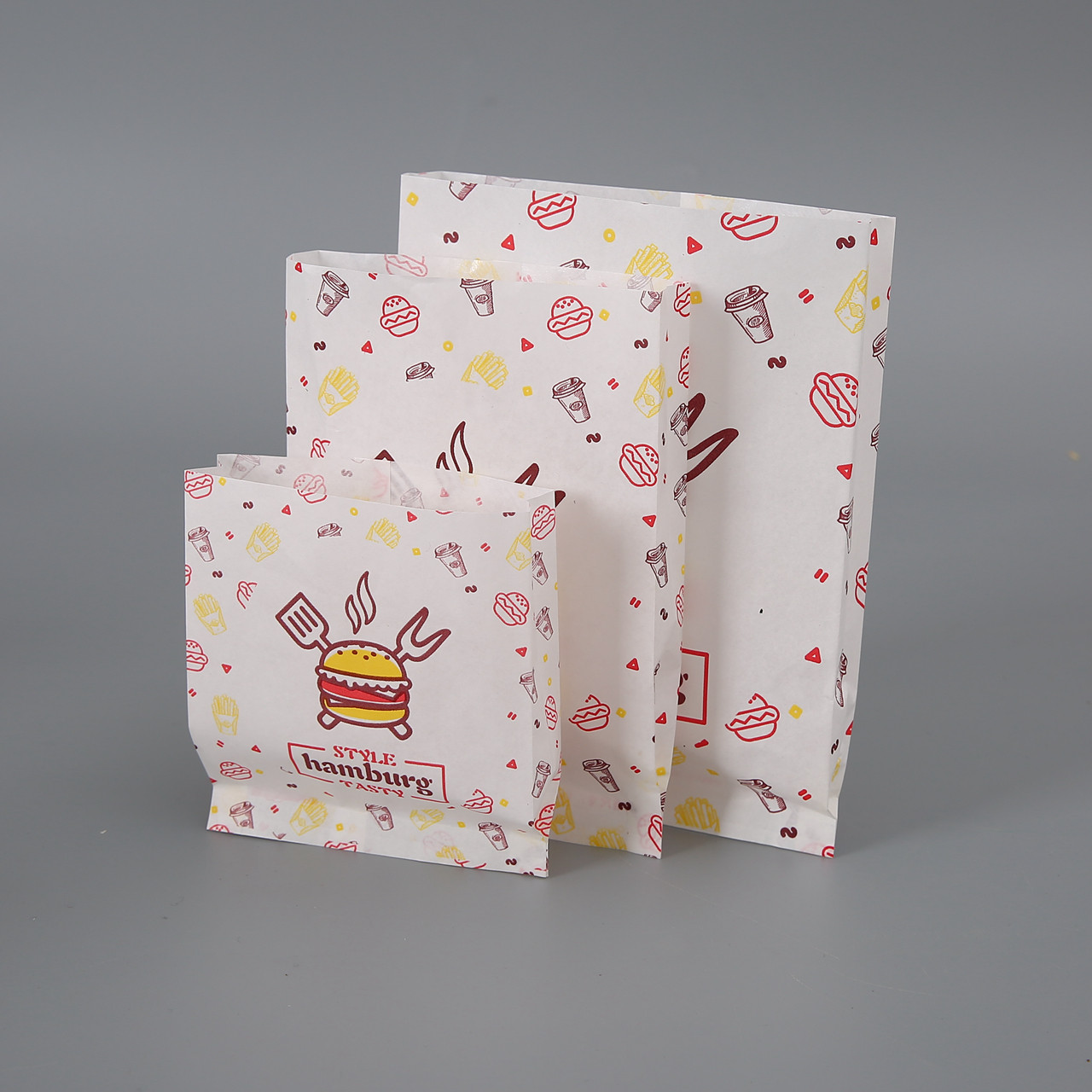 吃鸡系列防油纸袋鸡排鸡柳薯条鸡块鸡米花炸鸡袋油炸小吃打包袋子