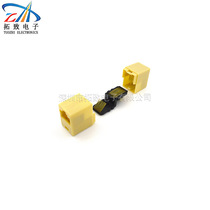 RJ45 interface extension connector 8P8C straight-through head docking 8-core crystal head network interface extension connection