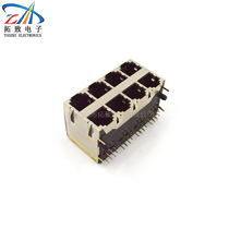 RJ11-2X4-6P6C all-inclusive with bullet 8-hole communication female seat RJ118 hole female seat a lot