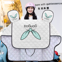 Electric Car Electric Bottle Car Wind Shield Summer Sun Protection Hood Wind Shield By Motorcycle All Season Windproof And Waterproof Thin