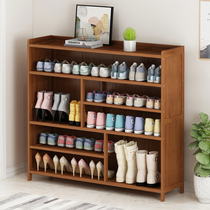 Shoe cabinet home door outside aisle large capacity storage cabinet solid wood economical multi-layer entrance balcony shoe shelf