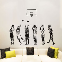 Basketball NBA All-Star shooting sticker Kobe Jordan poster dormitory bedroom living room background wall decoration stickers