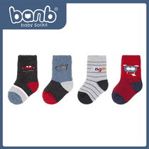 Bambi baby socks autumn and winter cotton boneless warm 0-3 months New newborn baby Winter Pine socks 1 year old