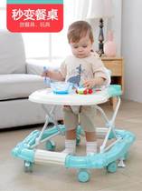 Anti-skid belt music vintage Walker children 8-18 months children girls learn to walk anti-fall sliding scooter