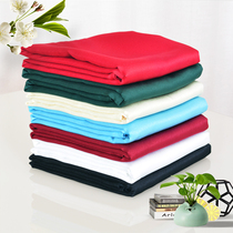 Custom hotel solid-color tablecloth restaurant wedding white satin tablecloth dark green office meeting rectangular table fabric art