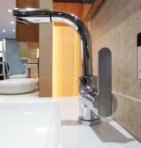 Hot and cold tap single to double-hole dual-control surface basin tap dish basin tap