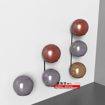 Yoga Big Ball on Wall Hanging to Accommodate Gym Sphere Sphere for Easy Placement Frame Yoga Museum