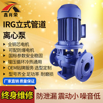 ISG IRG pipeline pump vertical single-stage clean water centrifugal pump engineering hot and cold water circulation booster 40 caliber