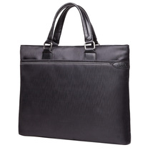 Briefcase Mens Iron Ring Portable Business Oxford Canvas Atmospheric Hand bag Conference Bag Large Capacity Document