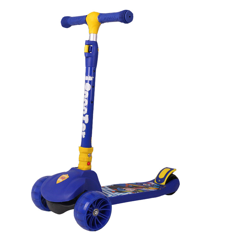 儿童滑板车单脚滑车男女宝宝溜溜车2-6-12岁折叠便携式玩具踏板车