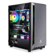 Xingu straight man 1 No 3 black and white powder water-cooled desktop ATX full side transparent computer chassis support 360 water-cooled