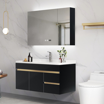 Bathroom cabinet combination Modern simple bathroom Intelligent toilet Washstand set Wash basin Wash basin Wash basin