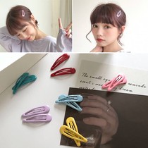 Cute Sweet Girl Hearts Little Fresher Colorful Hair Clip Minimalist Personality Liu Hai Clip Side Clip Card Accessories