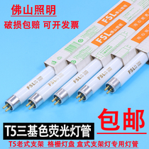 Foshan lighting T5 Tube long strip home three primary color old fluorescent tube mirror front light tube 28W fluorescent tube