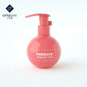 LITTLEDOME小巨蛋野樱莓雪齿植物氨基酸泵头牙膏160gX1瓶亮白健齿