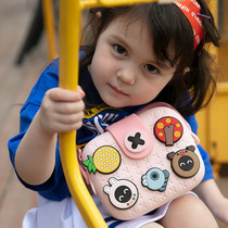 Kindergarten school gift children bag net red Small Satchel cute baby girl into the garden supplies diagonal schoolbag